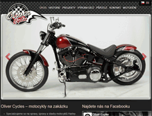 Tablet Screenshot of olivercycles.com